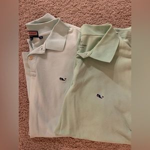 TWO vineyard vines men’s polos